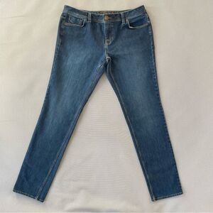 Lands’ End Straight Leg Low Rise Denim Jeans Women’s Size 6